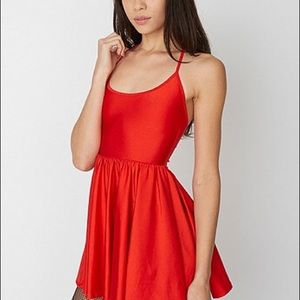 AMERICAN APPAREL VALENTINE RUBY Skater Dress